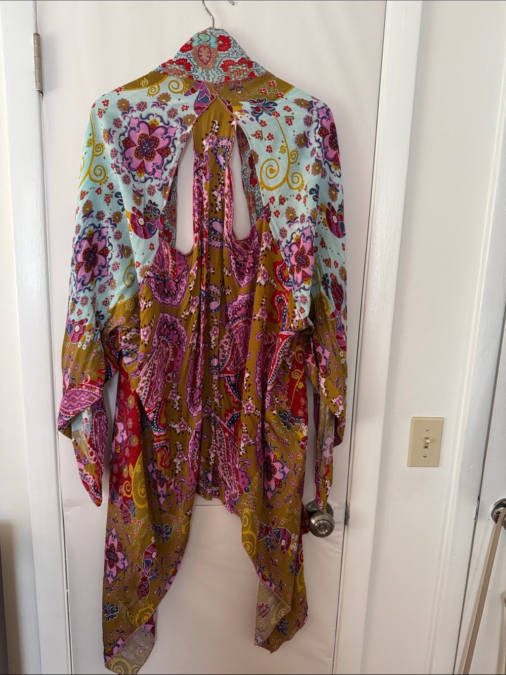 Free People Multicolor Floral Paisley Kimono Cardigan - Picture 2 of 3